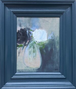 Indigo and White Florals